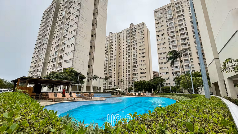 Vita Clube - Amplo Apto 3 quartos #1006