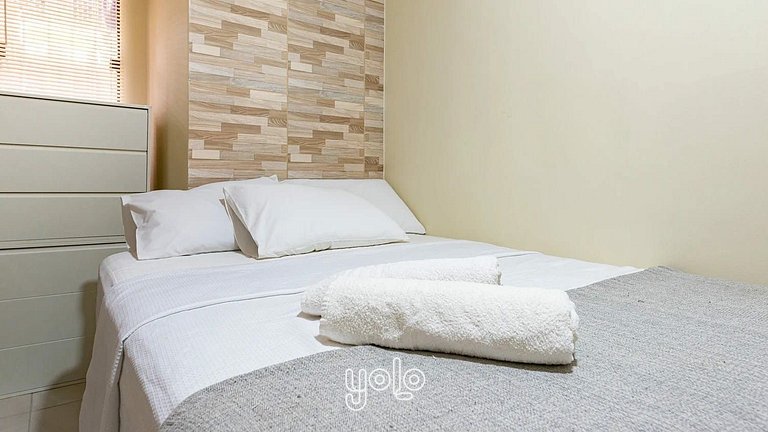 Edf Carcará - Flat 3 quartos a 100m da praia