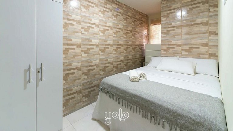 Edf Carcará - Flat 3 quartos a 100m da praia