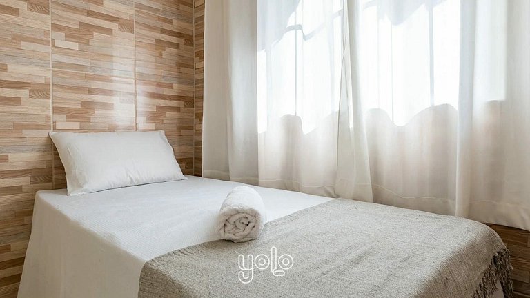 Edf Carcará - Flat 3 quartos a 100m da praia