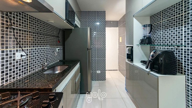 Edf Carcará - Flat 3 quartos a 100m da praia