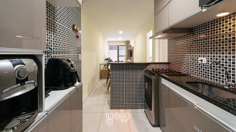 Edf Carcará - Flat 3 quartos a 100m da praia