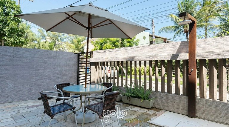 Edf Carcará - Flat 3 quartos a 100m da praia