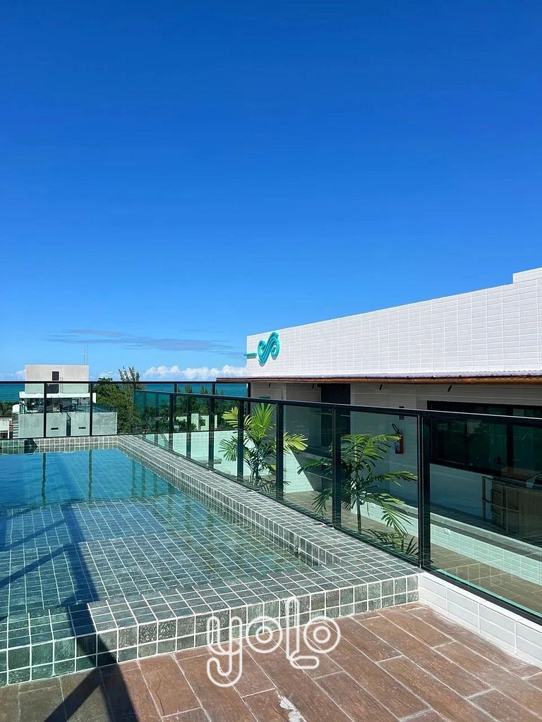 Maracaípe | 150m da Praia + Rooftop #302