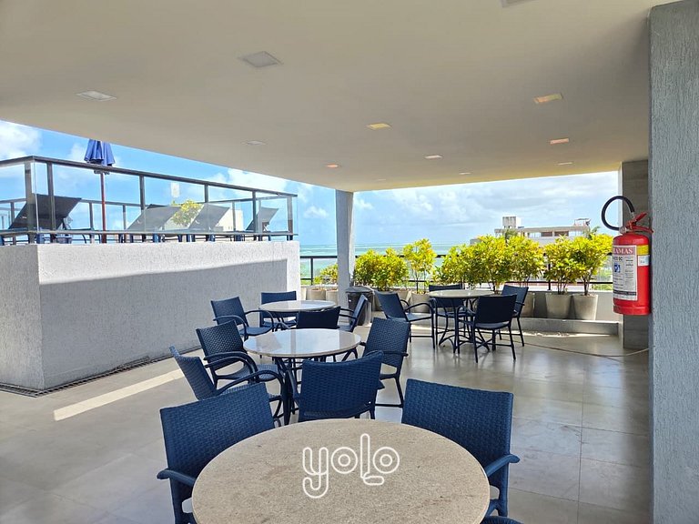 Flat 01 quarto no centro de Porto de Galinhas