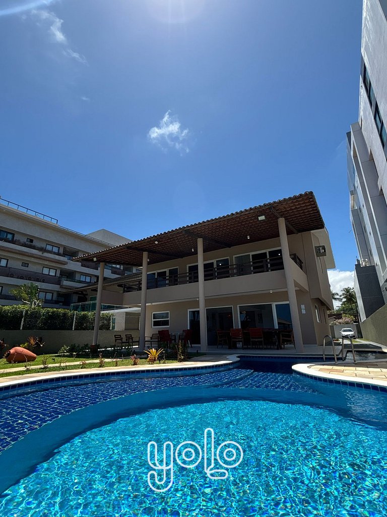 Casa Beira-Mar no Centro de Porto de Galinhas