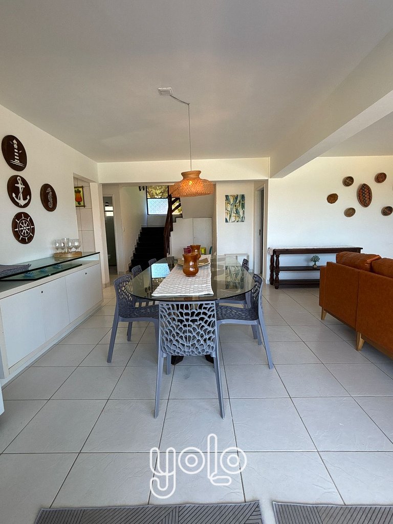 Casa Beira-Mar no Centro de Porto de Galinhas