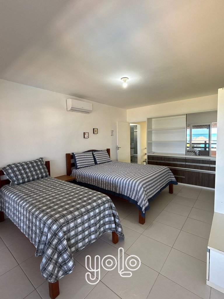 Casa Beira-Mar no Centro de Porto de Galinhas