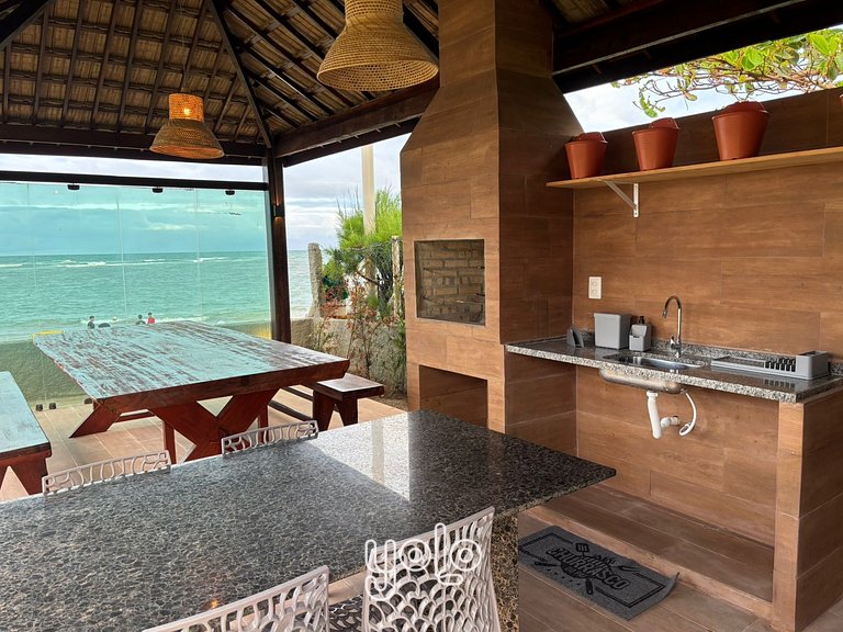 Casa Beira-Mar no Centro de Porto de Galinhas