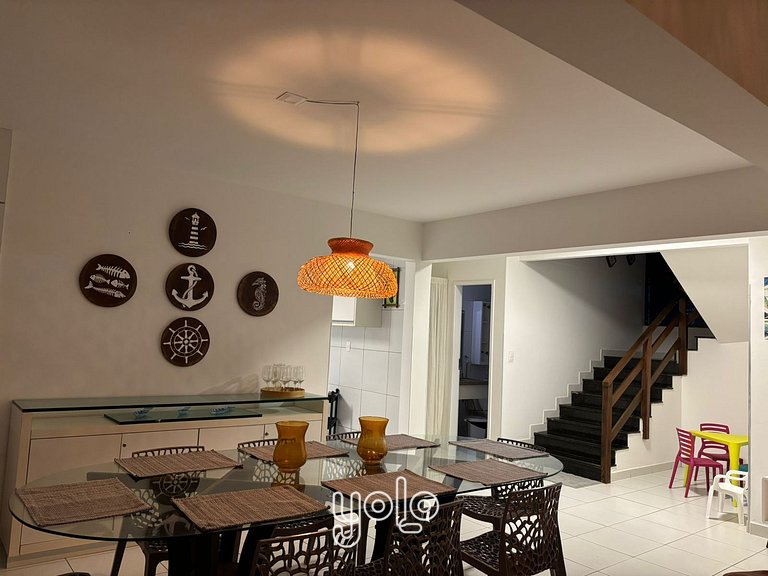 Casa Beira-Mar no Centro de Porto de Galinhas