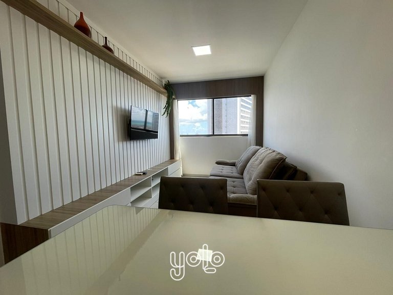 Beach Class Excelsior - Flat 2 quartos no Pina