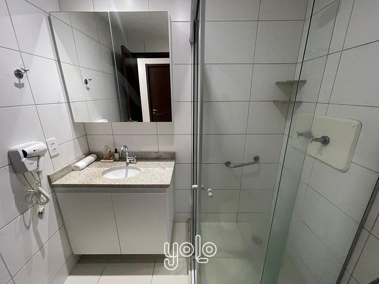 Beach Class Excelsior - Flat 2 quartos no Pina