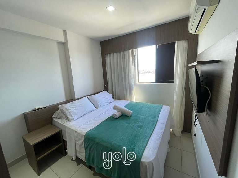 Beach Class Excelsior - Flat 2 quartos no Pina