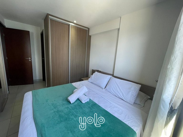 Beach Class Excelsior - Flat 2 quartos no Pina