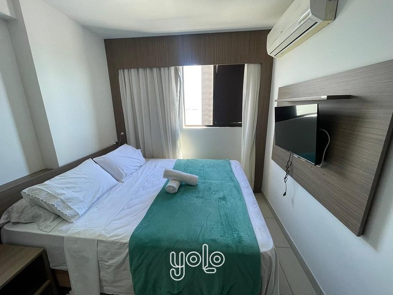 Beach Class Excelsior - Flat 2 quartos no Pina