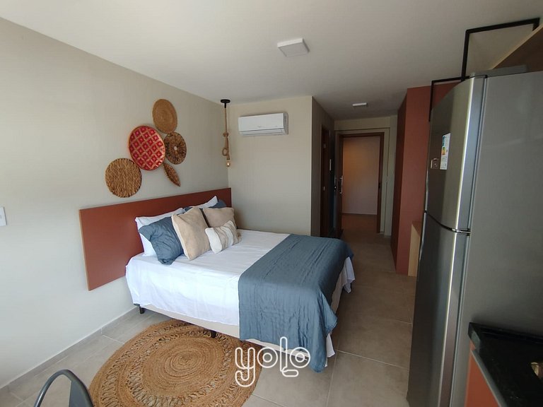 Studio com Jacuzzi na Praia dos Carneiros