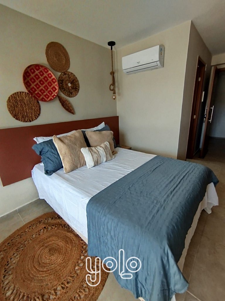 Studio com Jacuzzi na Praia dos Carneiros