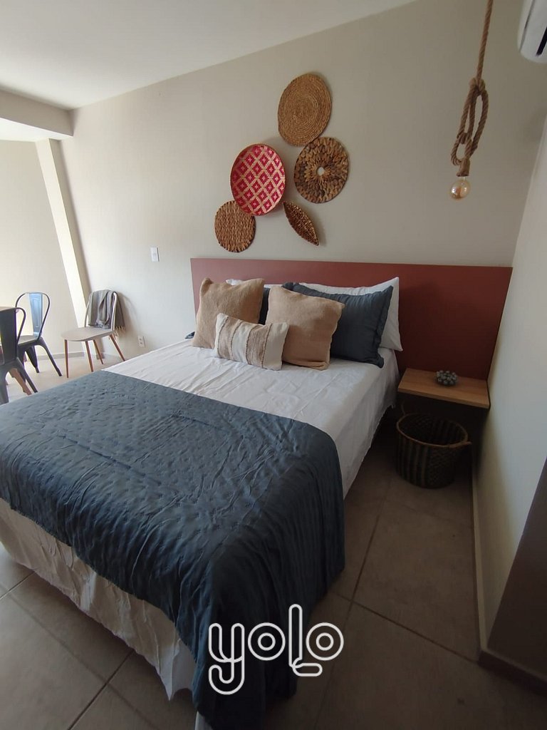 Studio com Jacuzzi na Praia dos Carneiros