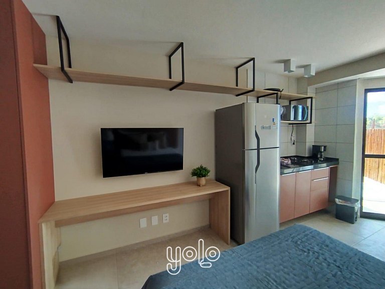 Studio com Jacuzzi na Praia dos Carneiros