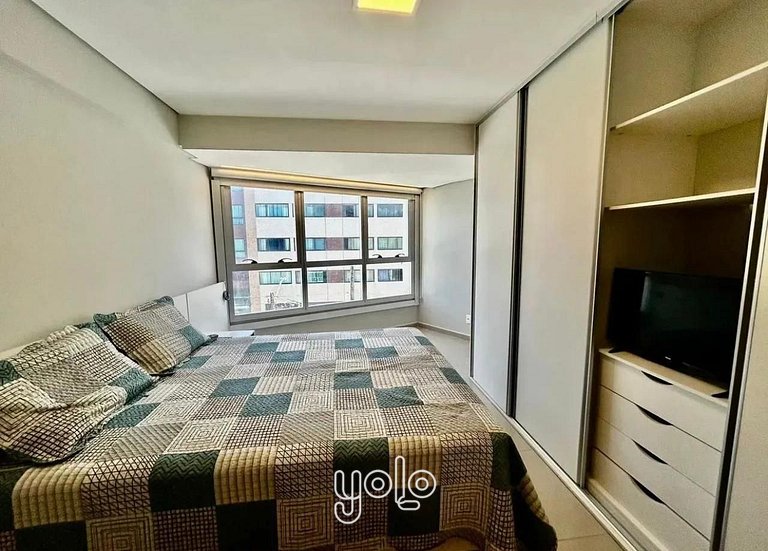 Flat a Beira-Mar da Praia de Piedade