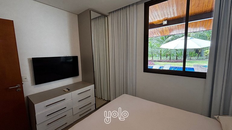 Bangalô com Piscina Privativa no Malawi Muro Alto