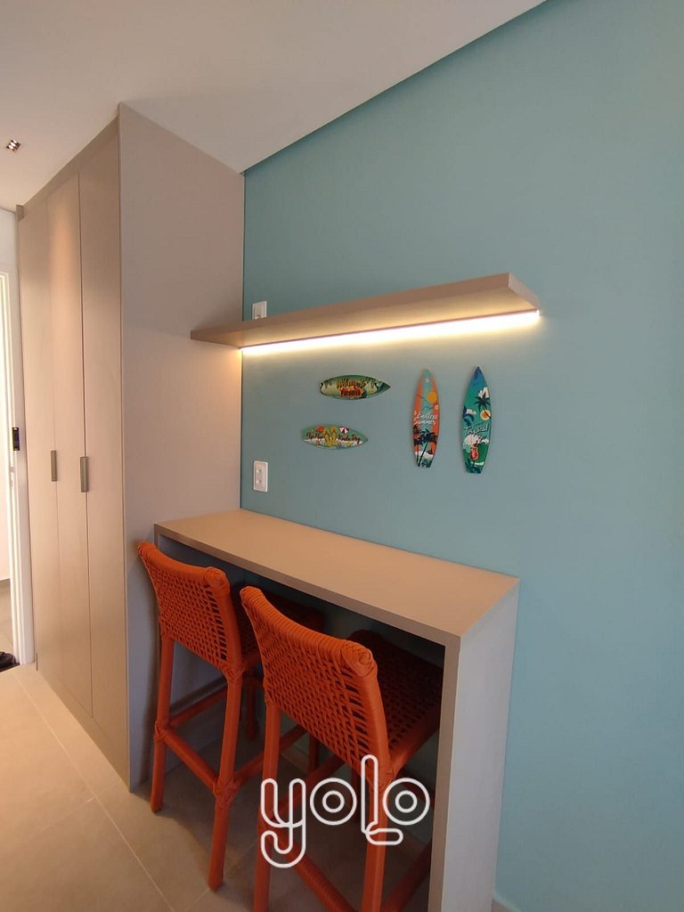 Nawa Beach - Flat a 150m da Praia de Campas #101