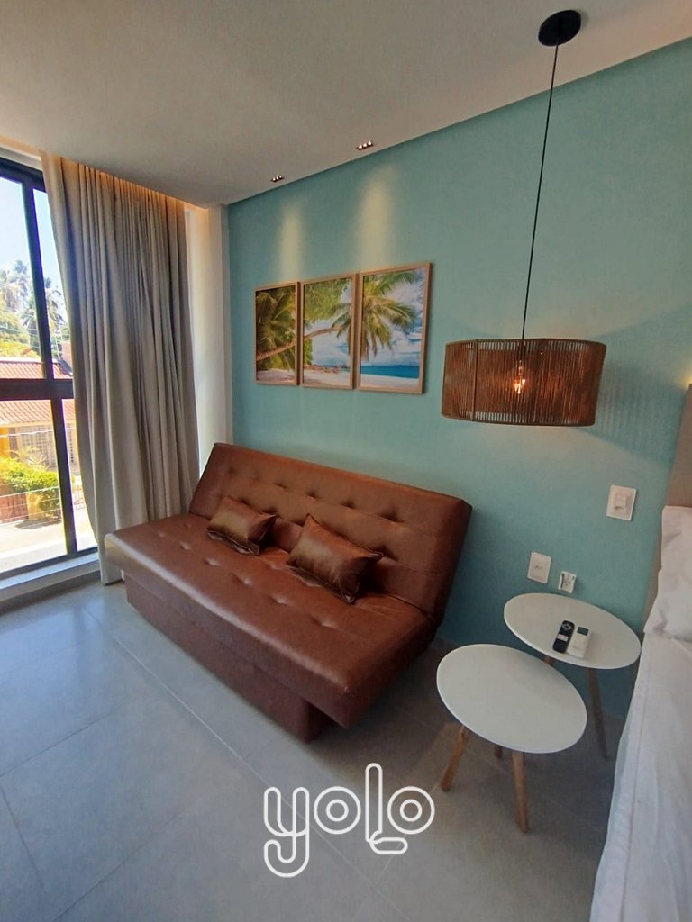 Nawa Beach - Flat a 150m da Praia de Campas #105