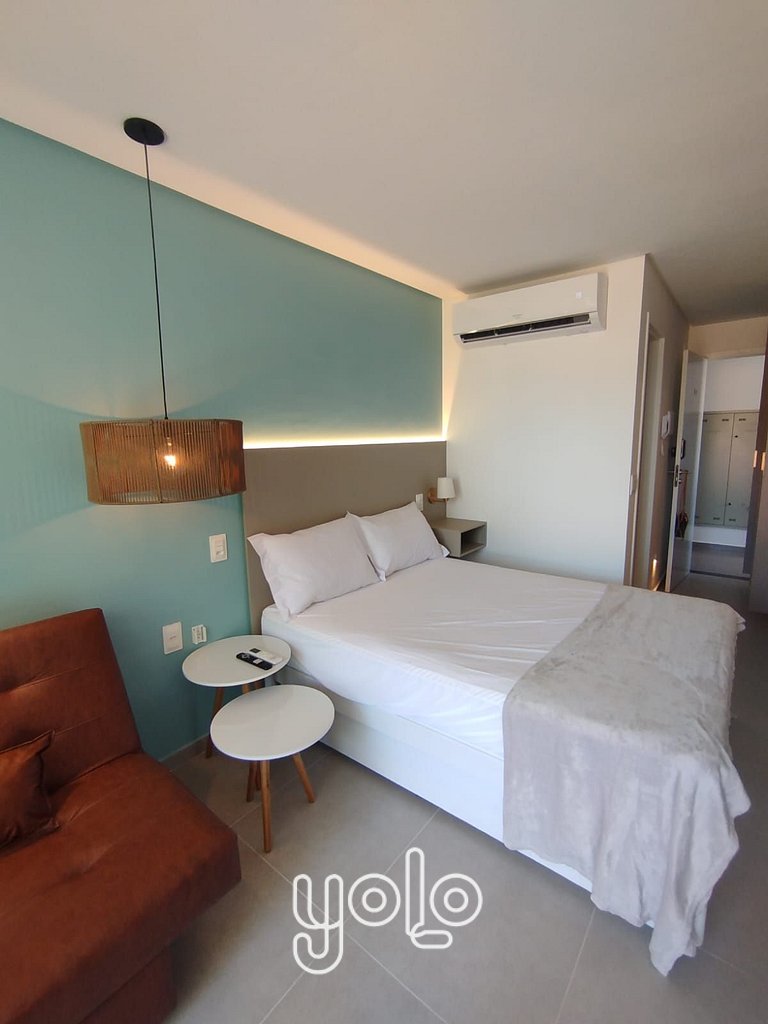 Nawa Beach - Flat a 150m da Praia de Campas #105