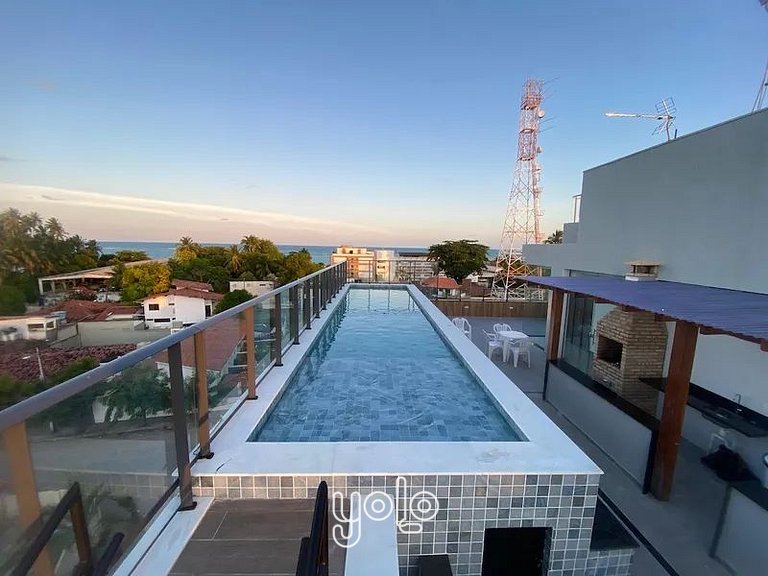 Nawa Beach - Flat a 150m da Praia de Campas #105