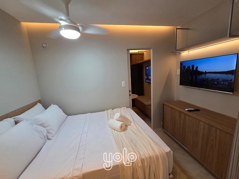 Max Carneiros Suítes - Flat 1 quarto #214B