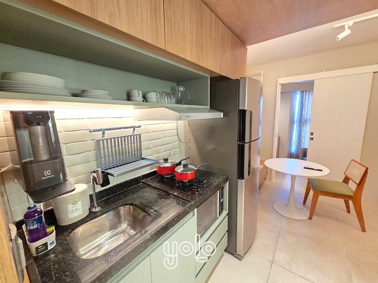 Max Carneiros Suítes - Flat 1 quarto #214B