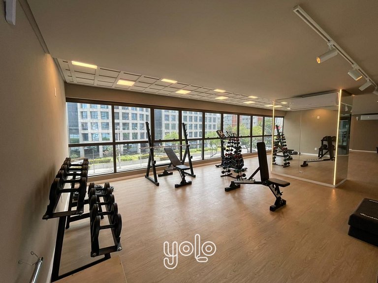 Flat no Icon Design Living Boa Viagem por Yolo