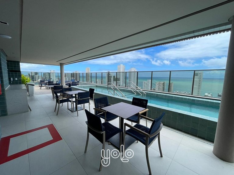 Studio Moderno no Icon Boa Viagem #1607