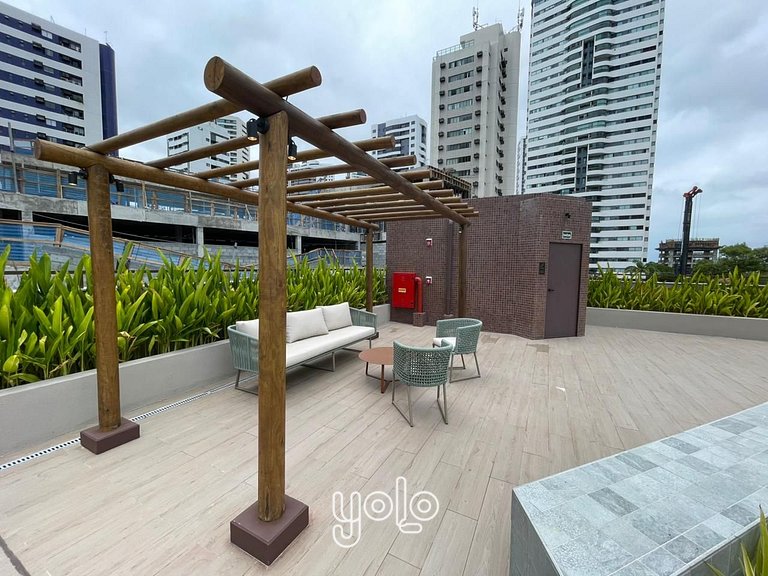 Studio Moderno no Icon Boa Viagem #1606