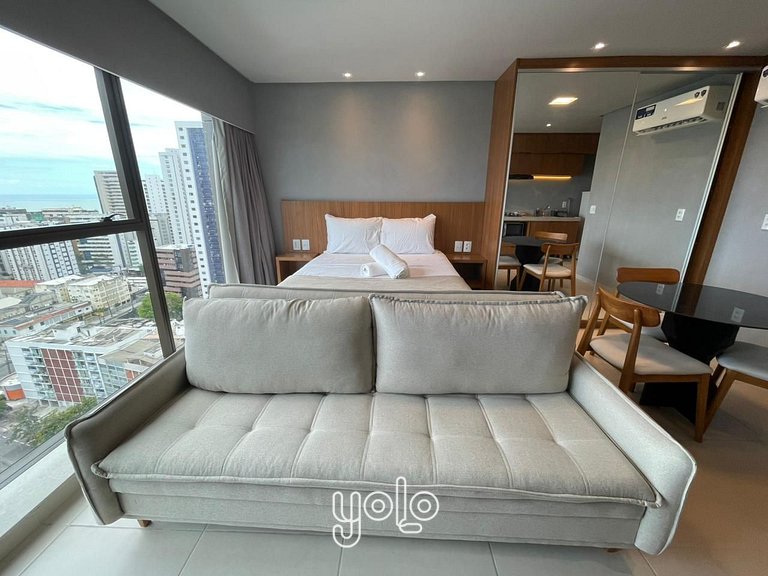 Studio Moderno no Icon Boa Viagem #1607