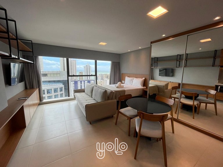 Studio Moderno no Icon Boa Viagem #1607