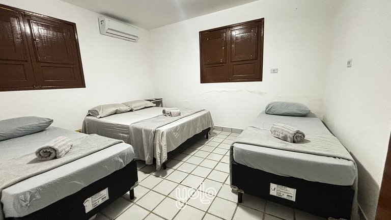 Chalé 2 Quartos em Sítio - Tamandaré