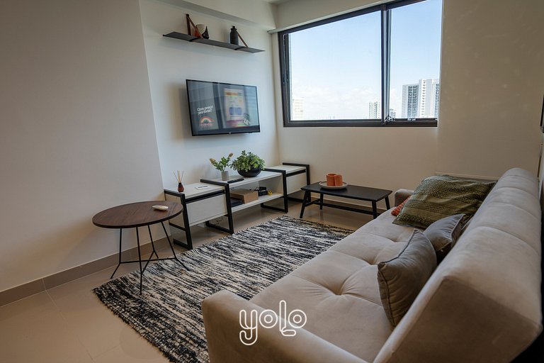 Beach Class Hotels & Residence Flat 1 quarto #2401