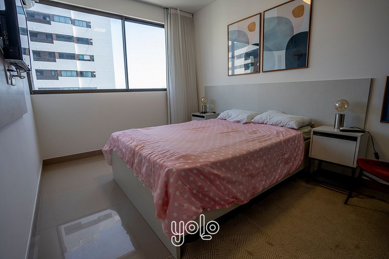 Beach Class Hotels & Residence Flat 1 quarto #2401