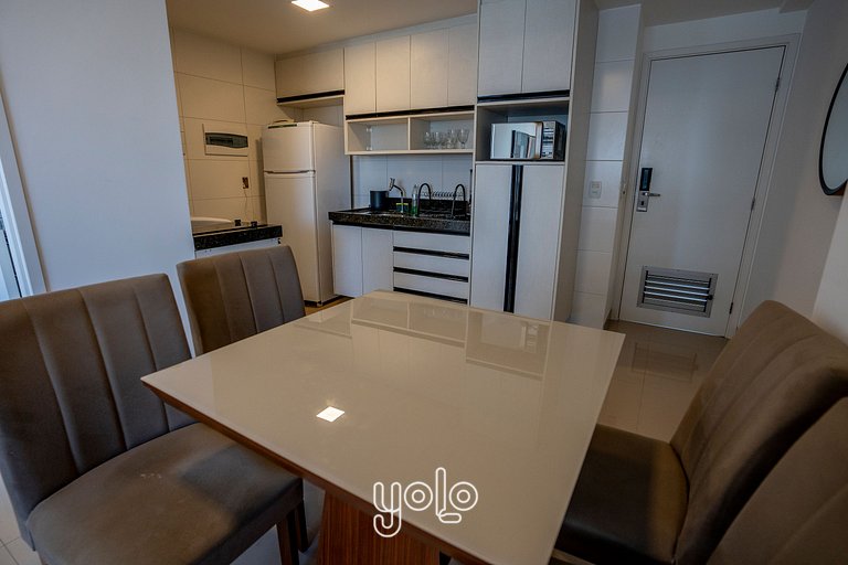 Beach Class Hotels & Residence Flat 1 quarto #2401