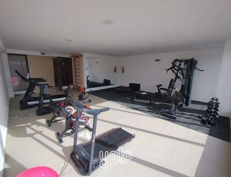 Flat com piscina privativa Carneiros #05