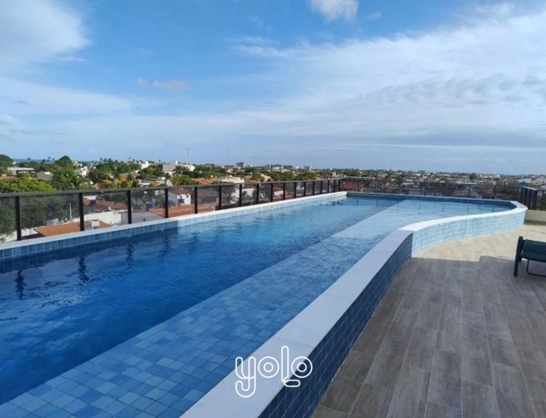 Flat com piscina privativa Carneiros #05