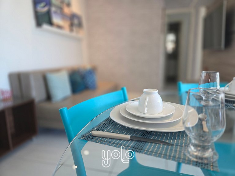 Muro Alto Condomínio Clube – Flat 2 quartos #405