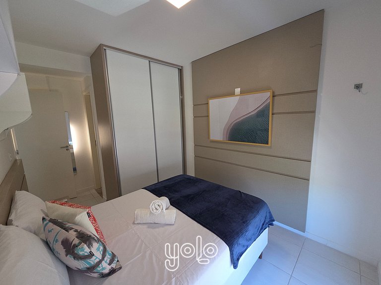 Muro Alto Condomínio Clube – Flat 2 quartos #405