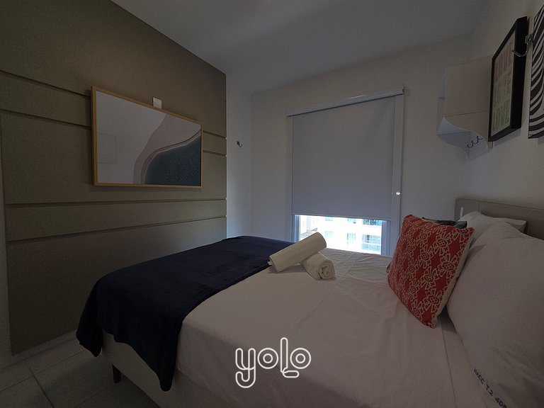 Muro Alto Condomínio Clube – Flat 2 quartos #405