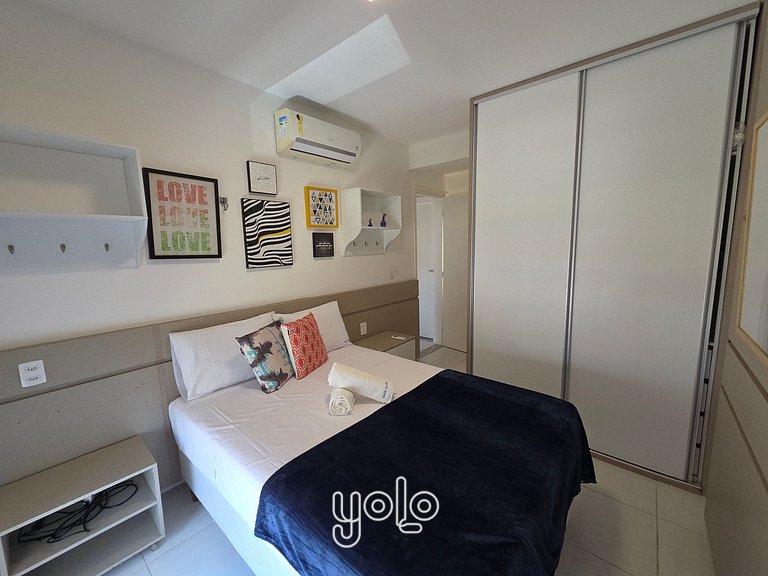 Muro Alto Condomínio Clube – Flat 2 quartos #405