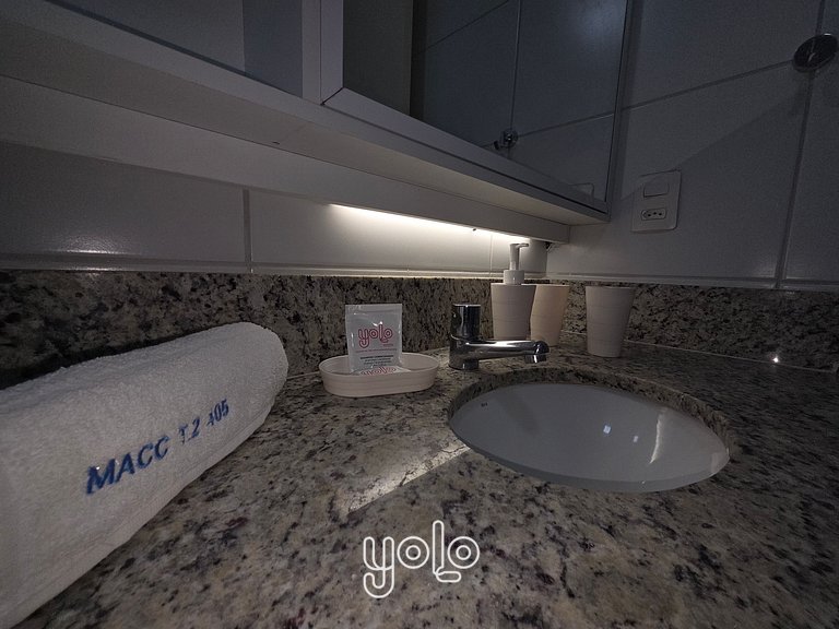 Muro Alto Condomínio Clube – Flat 2 quartos #405