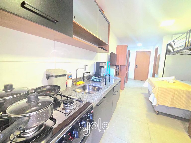 Studio Beira Mar no Cupe Suítes