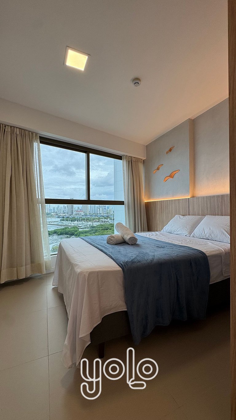 Parque do Cais - Flat 1 quarto #805