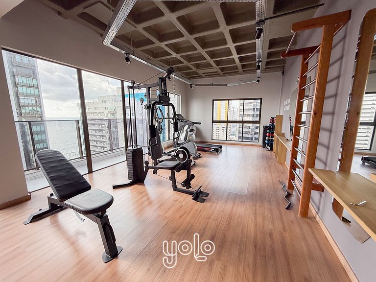 Studio em Boa Viagem: Conforto e vista mar #503